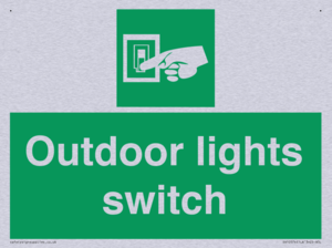 Outdoor lights switch